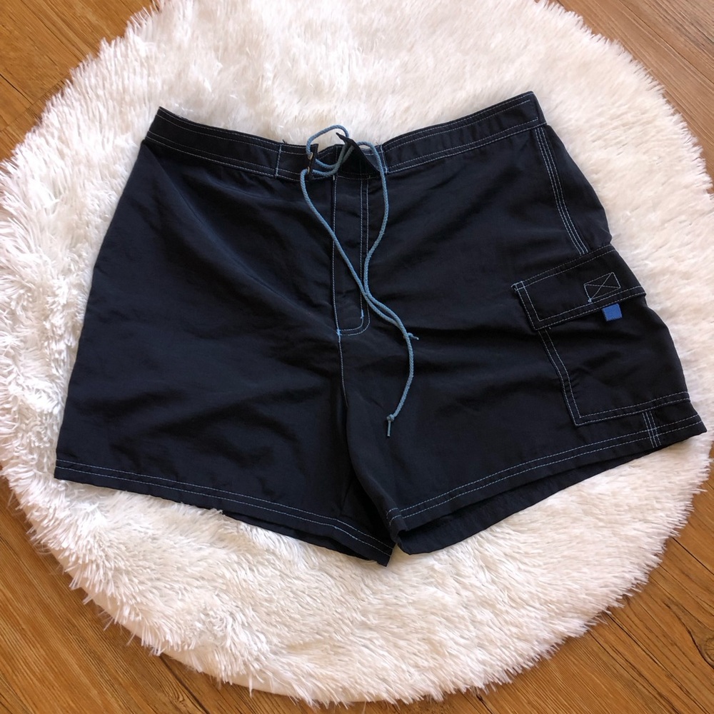 Catalina Navy Blue Swim Shorts with Blue Accents
